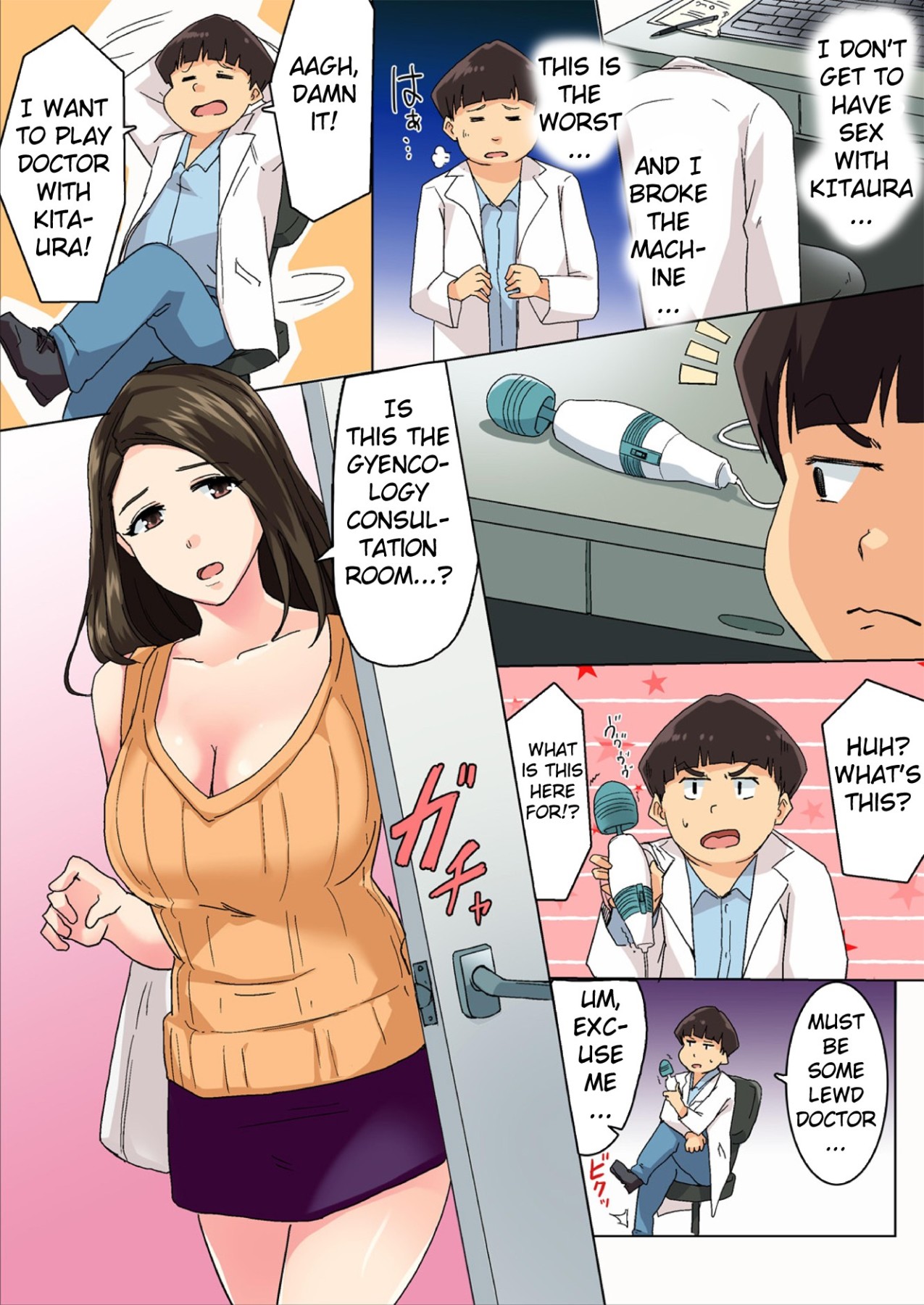 hentai manga A Blue-Balling Nurse's Agonizing Curse